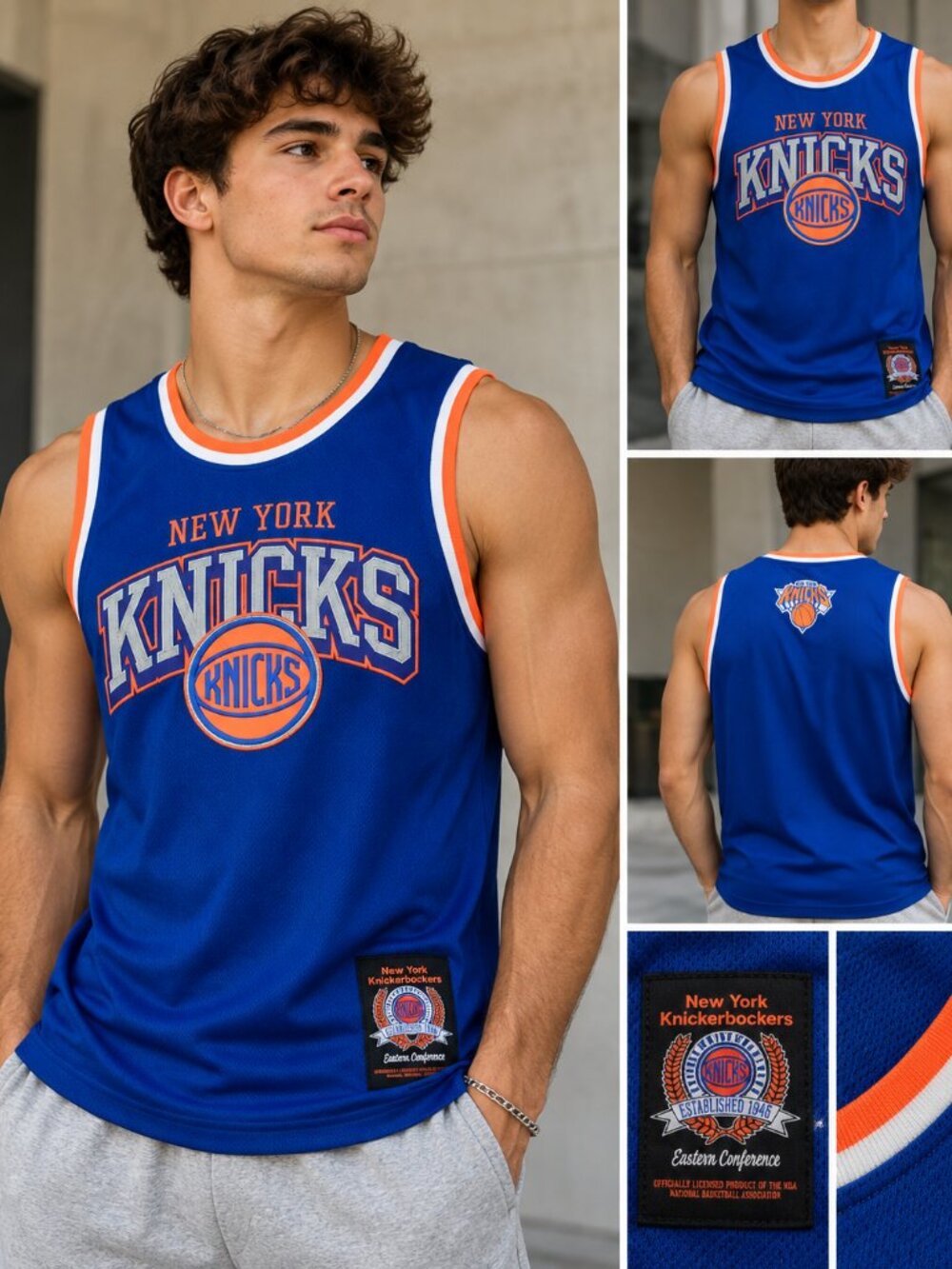 NWT New York Knicks NBA Ultra Game Basketball Tank Top – Men's Medium